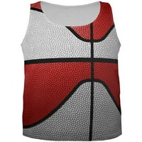 Championship kosárlabda Fehér & piros az egész Férfi Tank Top Multi LG