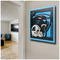 Carolina Panthers 12 12 3d logó falfestmény