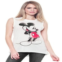 Mickey Mouse Juniors Fehér Ujjatlan Felső