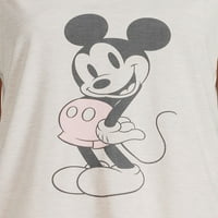 Disney Mickey Mouse Női és Női Plusz Tank Top, rövidnadrág és zokni, 3 darabos alváskészlet