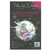 A Rózsaszín Tinta Tiszta Bélyegzőkészletet Tervez-Shell Nymph