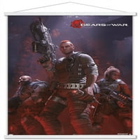 Gears of War-Hivebusters fali poszter fa mágneses kerettel, 22.375 34