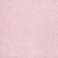Nuloom Wynn fonott beltéri kültéri szőnyeg, 4 '6' ovális, rózsaszín
