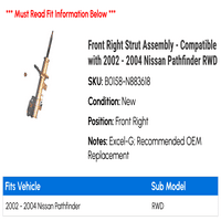 Első jobb rugóstag szerelvény-kompatibilis-Nissan Pathfinder RWD 2003