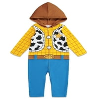 Disney Pixar Toy Story Woody újszülött fiúk cipzár fel kezeslábas újszülött kisgyermek