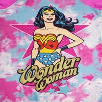 Wonder Woman lányok pizsama kollégiumi ing és papucs, méretek 7-12