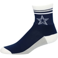 Dallas Cowboys Twin Stripe Papucs Zokni