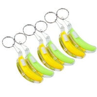 Rosarivae banán Design kulcstartó LED világító kulcstartó egyedi kulcstartó kulcstartó dekoráció mindennapi használatra