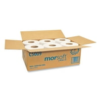 Morcon Szövet Morsoft Center-húzza Roll törölköző, 2 rétegű, 8 dia., Lapok tekercs, tekercs karton-MORC5009