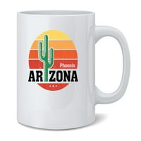 Phoeni Arizona Retro utazási kerámia kávé bögre Tea csésze szórakoztató újdonság ajándék oz