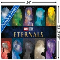 Marvel Eternals-oldalsó profil fali poszter Pushpins, 22.375 34