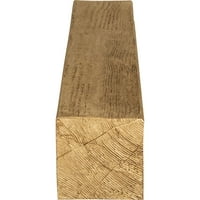 Ekena Millwork 6 H 8 D 72 W durva fűrészelt fau fa kandalló kandalló, természetes fenyő