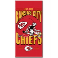 Kansas City Chiefs 30 60 Drain Beach törülköző, mindegyik