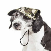 Kisállat élet .. 'Torrential Downfour' Camouflage UV Protectant állítható divat kutya kalap sapka