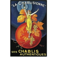 Védjegy képzőművészet La Chablisienne vászon művészet Henri Le Monnier