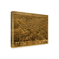 Red Atlas Designs 'Columbia Mo 1869' Canvas Art