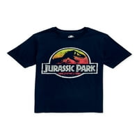 Jurassic Park Boys Logo póló rövid ujjú, 4-18 méretű