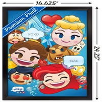 Disney Emoji-Disney Hercegnő Fali Poszter, 14.725 22.375