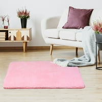 Puha bolyhos bozontos terület padlószőnyeg szőnyeg a nappalihoz rózsaszínű 19,7 31.5