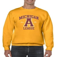 Michigan A liga sport stílusú pulóver férfiak-kép készítette: Shutterstock, férfi XX-nagy