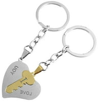 Bestonzon pár Valentin szív kulcstartó kulcs és szív kulcstartó hátizsák táska medál dekoráció