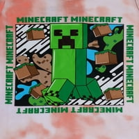 Minecraft fiúk kúszónövény spirális grafikus tartály teteje, 2-csomag, méret 4-18
