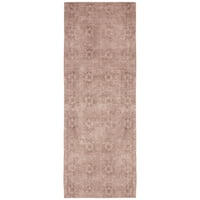Francia kapcsolat Stonewash marokkói ékezetes szőnyeg, rózsaszín, 20x60