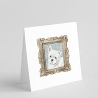 West Highland White Terrier Puppy tér üdvözlőlapok és borítékok