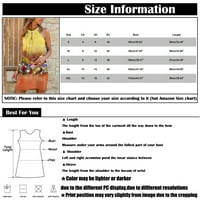 BallsFHK Divat Női laza nyári Vállnélküli lógó nyak ujjatlan nyomtatási ruha sundresses nőknek