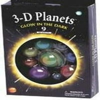 3D Glow lógó bolygók