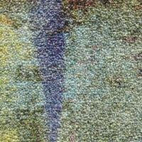 Mohawk otthoni prizmatikus konfetti vászon több kortárs absztrakt precíziós nyomtatott terület szőnyeg, 5'x8 ', Teal