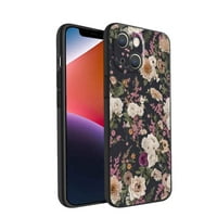 Whimsical-Goth-Floralpng-telefon tok iPhone Plus-hoz nőknek férfi ajándékok, Puha szilikon stílusú Ütésálló-szeszélyes-Goth-Floralpng-tok