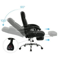 Aukfa irodai szék, számítógépes szék, vezetői székek és végrehajtó székek, íróasztal, kiváló minőségű PU bőr, dupla