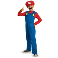 Álcázza a Nintendo Super Mario Brothers Boys klasszikus Mario Halloween jelmezét