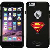 Superman embléma tervezése az Otterbo ingázó sorozat tokján az Apple iPhone Plus számára
