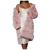 Ketyyh-chn őszi ruhák nőknek Virágmintás kabát kabát hajtóka nyitott első őszi kabát Rózsaszín, 3XL