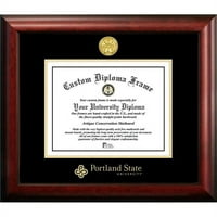 Portland Állami Egyetem 10w 8h arany dombornyomott Diploma keret