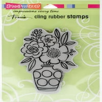 Stampendous Cling Stamp-Virág Váza