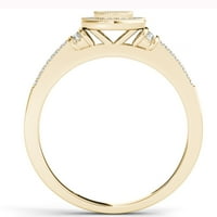 Imperial CT TDW Diamond 10Kyellow arany Halo eljegyzési gyűrű