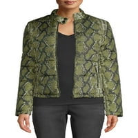Alivia Ford női kígyóbőr puffer dzseki
