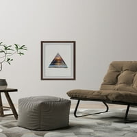 Tengeri háromszög keretes festmény nyomtatás