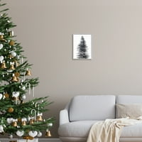 A Stupell Industries hóval borított karácsonyfa hiszi az ünnepi szó tervezését grafikus művészet keretes művészet,