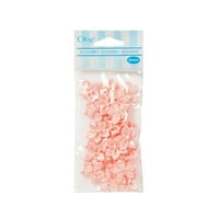 Offray kiegészítők, LT rózsaszín értékű sziromvirág gyöngy tartozékkal esküvőre, hajklipek és scrapbooking, gróf, csomag