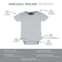 Onesies márka baba fiú vagy lány nemi semleges Rövid ujjú Onesies Bodysuits, 8-csomag, Méretek újszülött-12m