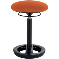 Safco TWIXT Ergo Íróasztalmagasságú szék - fekete Polipropilén, Nejlon, vinil ülés-lekerekített alap-mindegyik