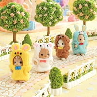 Calico Critters jelmez cicák, korlátozott kiadású játékkészlet gyűjthető figurákkal és jelmez kiegészítőkkel