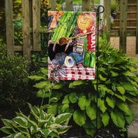 Gumbo és burgonya saláta kerti zászló 8825