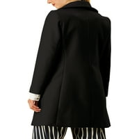 Egyedi olcsón női kerek kendő gallér Vékony Egysoros öves kabát
