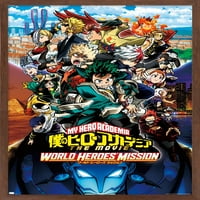 My Hero Academia Movie-Key Art Fali Poszter, 14.725 22.375 Keretes