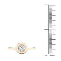 3 4 ct tdw ovális gyémánt 14k sárga arany pasziánsz eljegyzési gyűrű